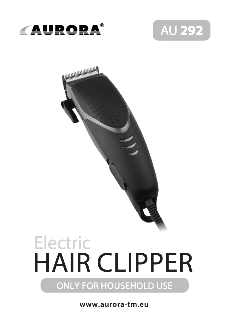 First page image of the manual for AU 292