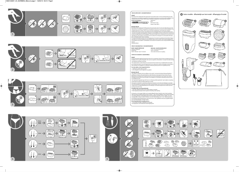 Page 1 of the manual User Manual Calor EP5605C0