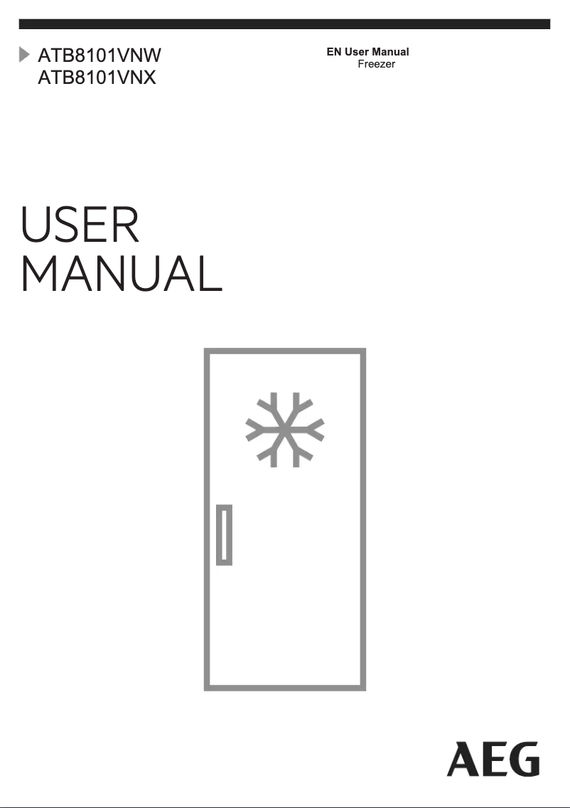 First page image of the manual for ATB8101VNW