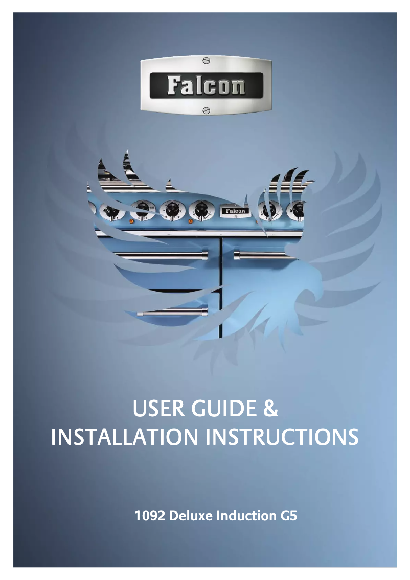 Page 1 of the manual User Manual Falcon 1092 Deluxe Induction
