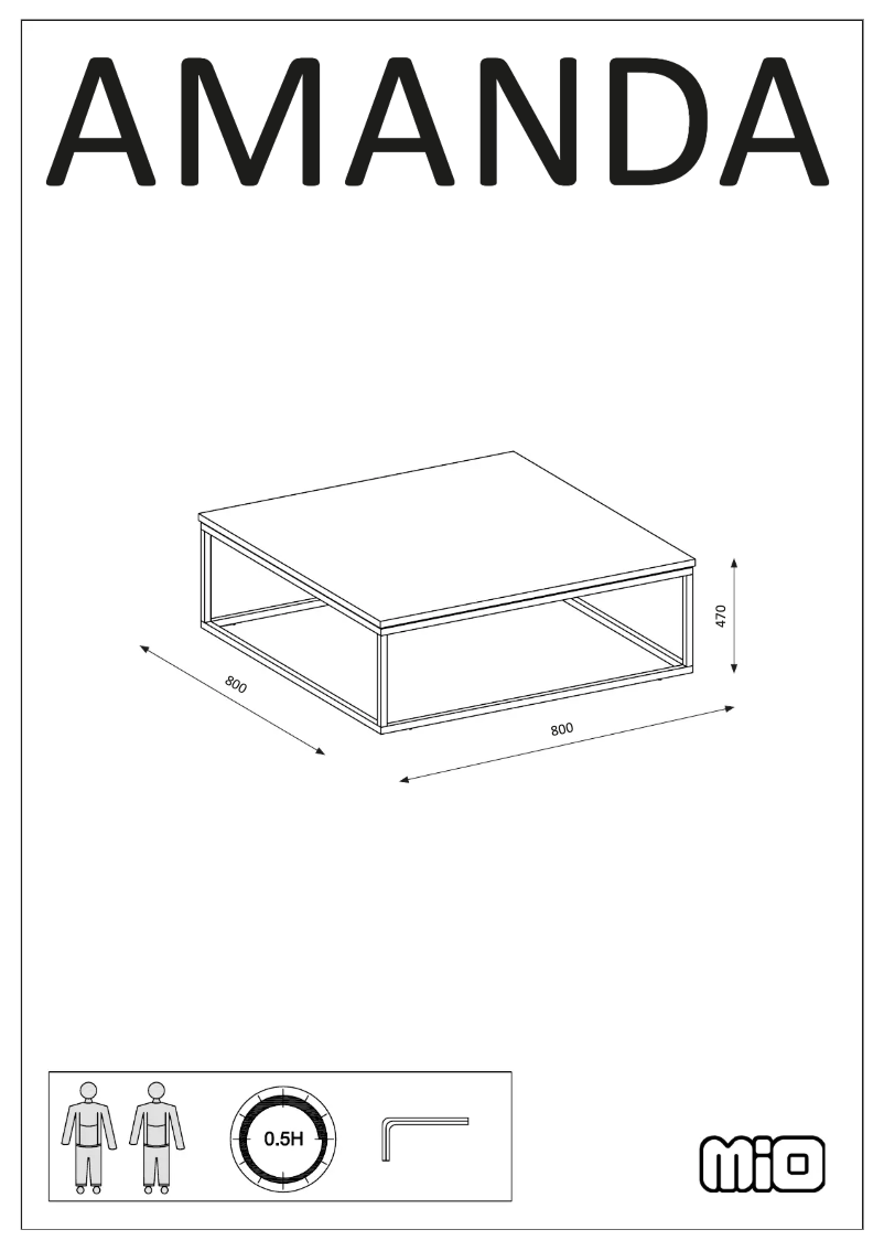 Page 1 of the manual User Manual Mio Amanda