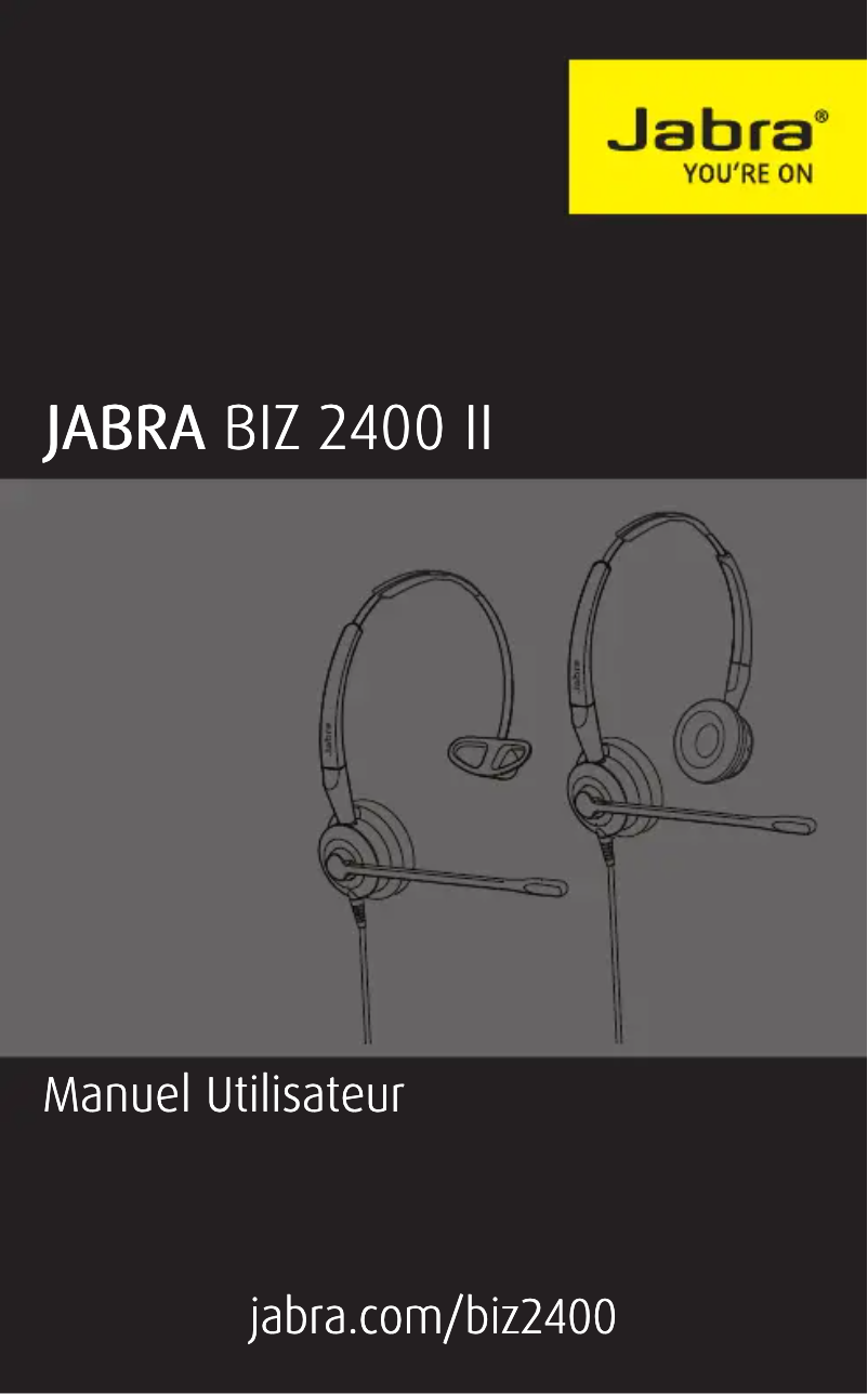 First page image of the manual for Biz 2400 II