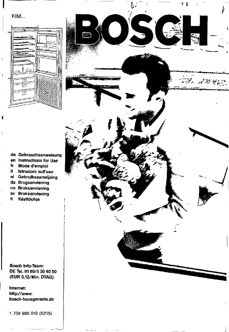 Page 1 of the manual User Manual Bosch KIM28440