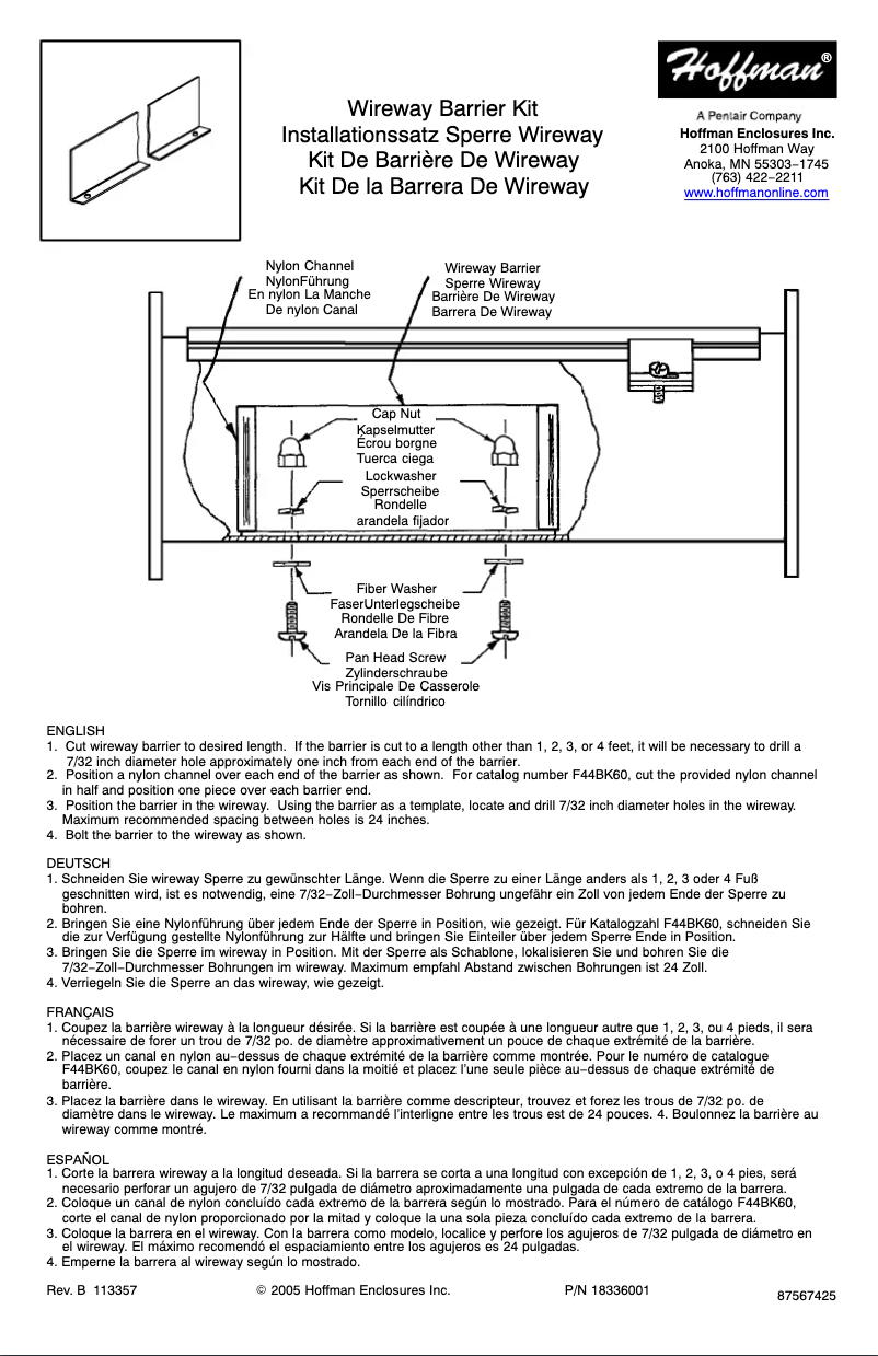 First page image of the manual for F88BK60