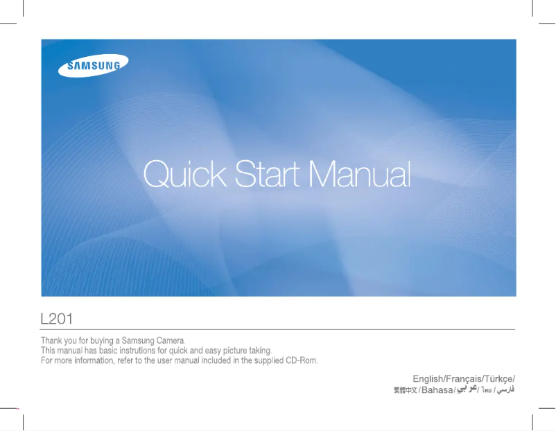 Page 1 of the manual User Manual Samsung L201