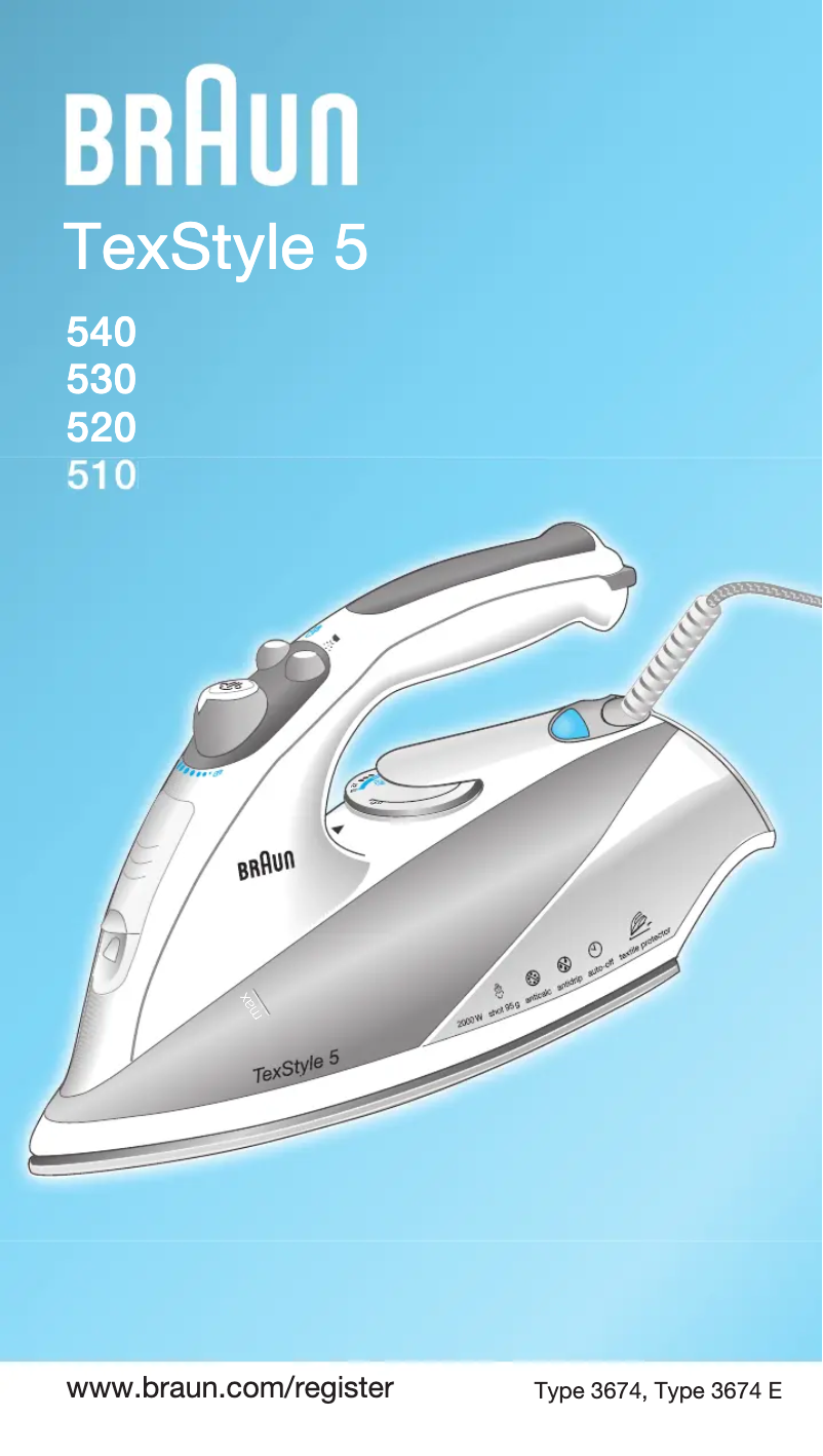 First page image of the manual for Texstyle 5 530