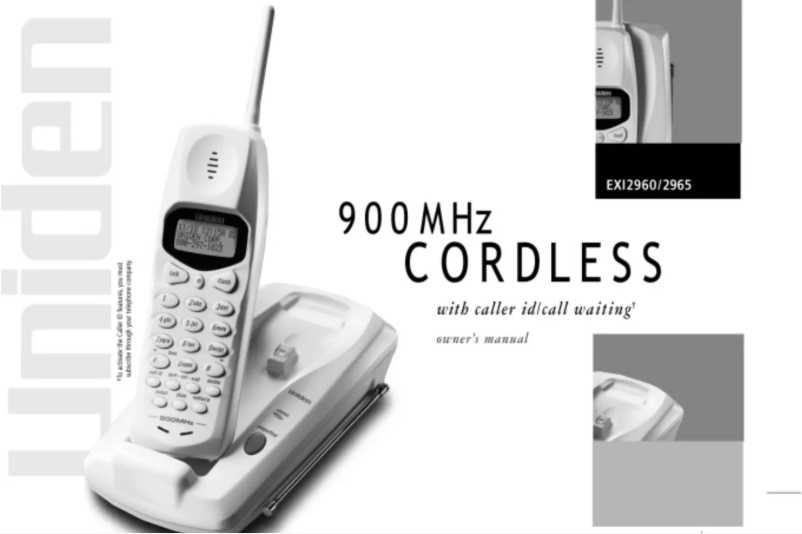 First page image of the manual for EXI 2960