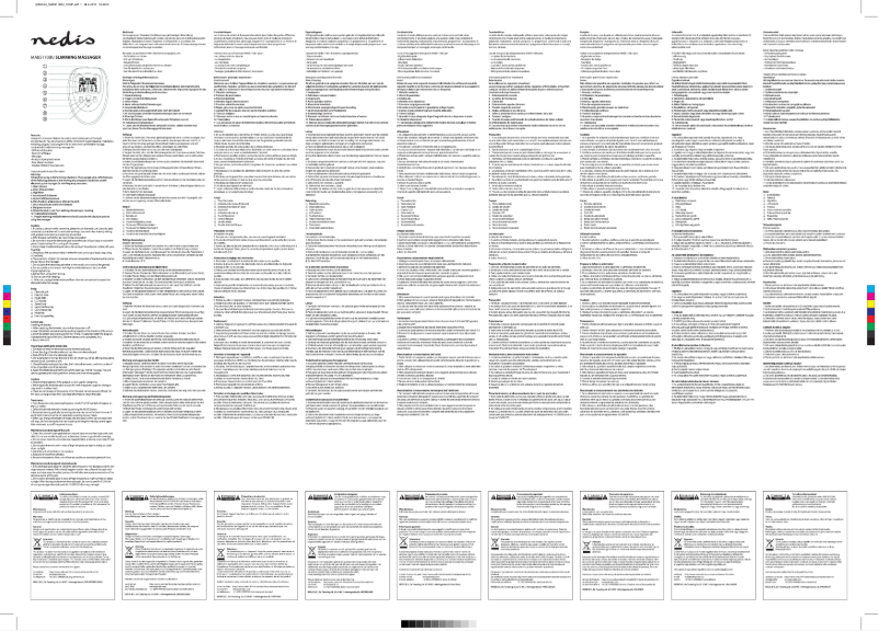 Page 1 of the manual User Manual Nedis MABS110BU