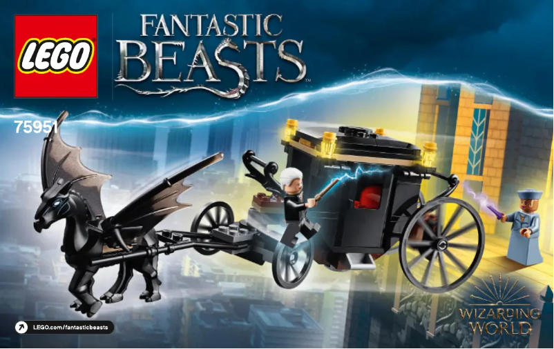First page image of the manual for Harry Potter Fantastic Beasts 75951