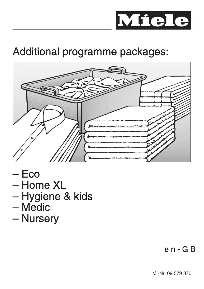 Page 1 of the manual User Manual Miele Supertronic W 5000 WPS