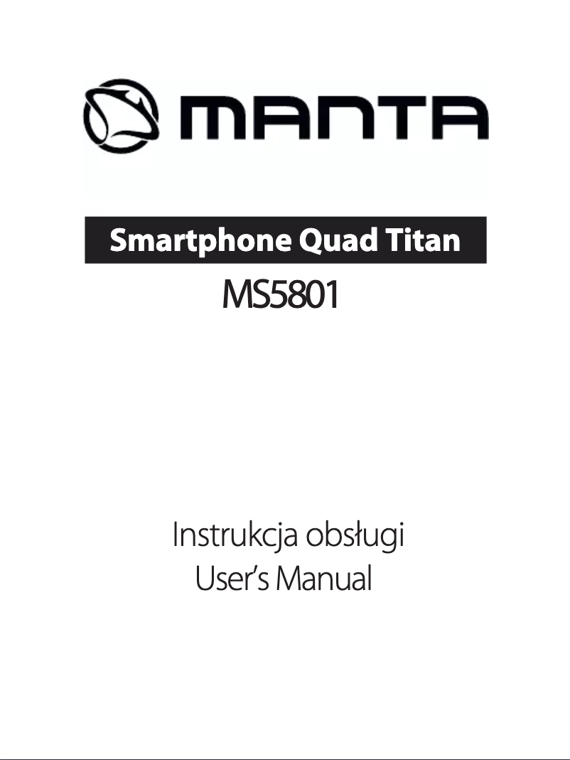 First page image of the manual for MS5801