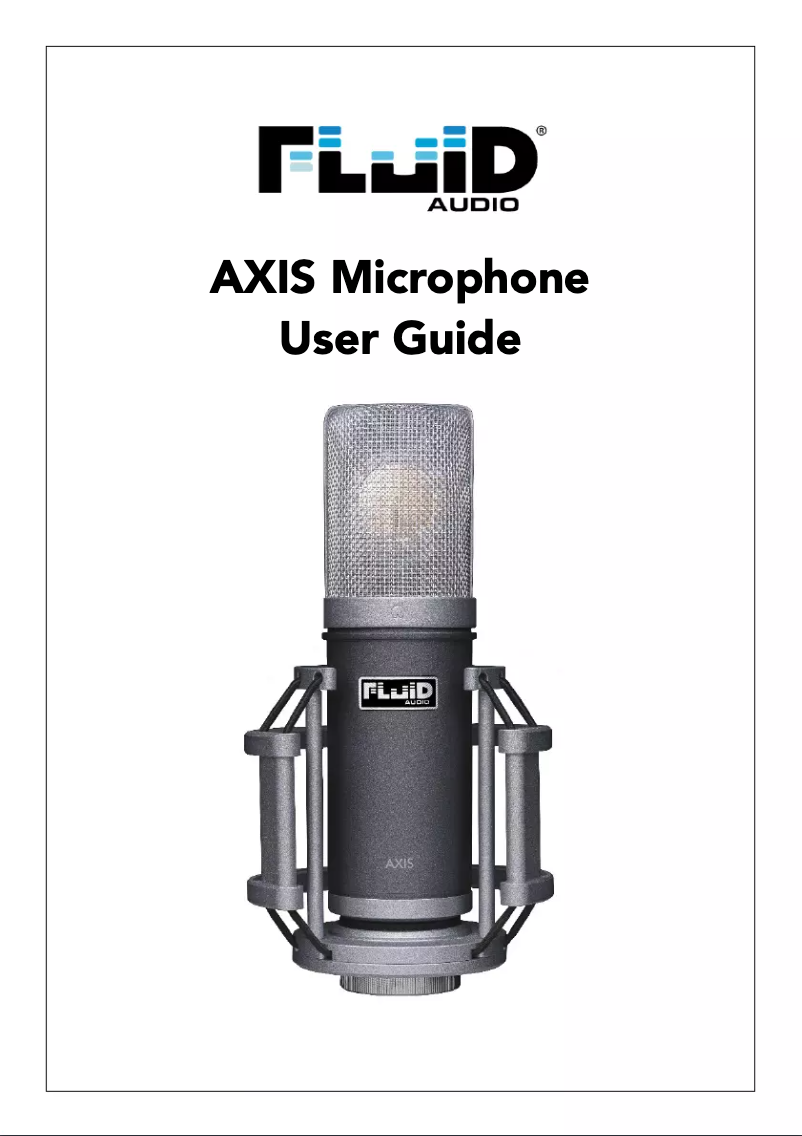 First page image of the manual for AXIS