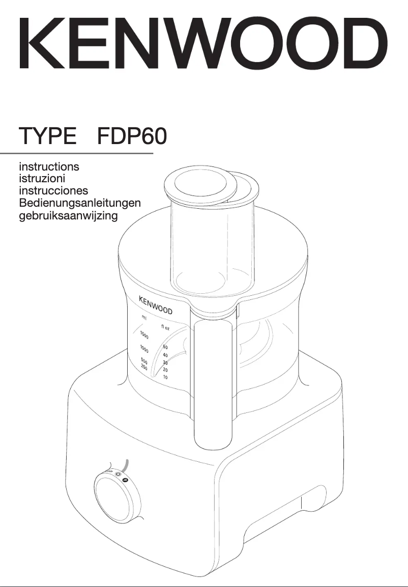 First page image of the manual for Multipro Home FDP613