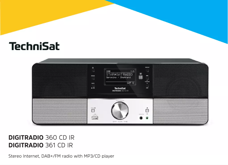 Page 1 of the manual User Manual TechniSat Digitradio 360 CD IR