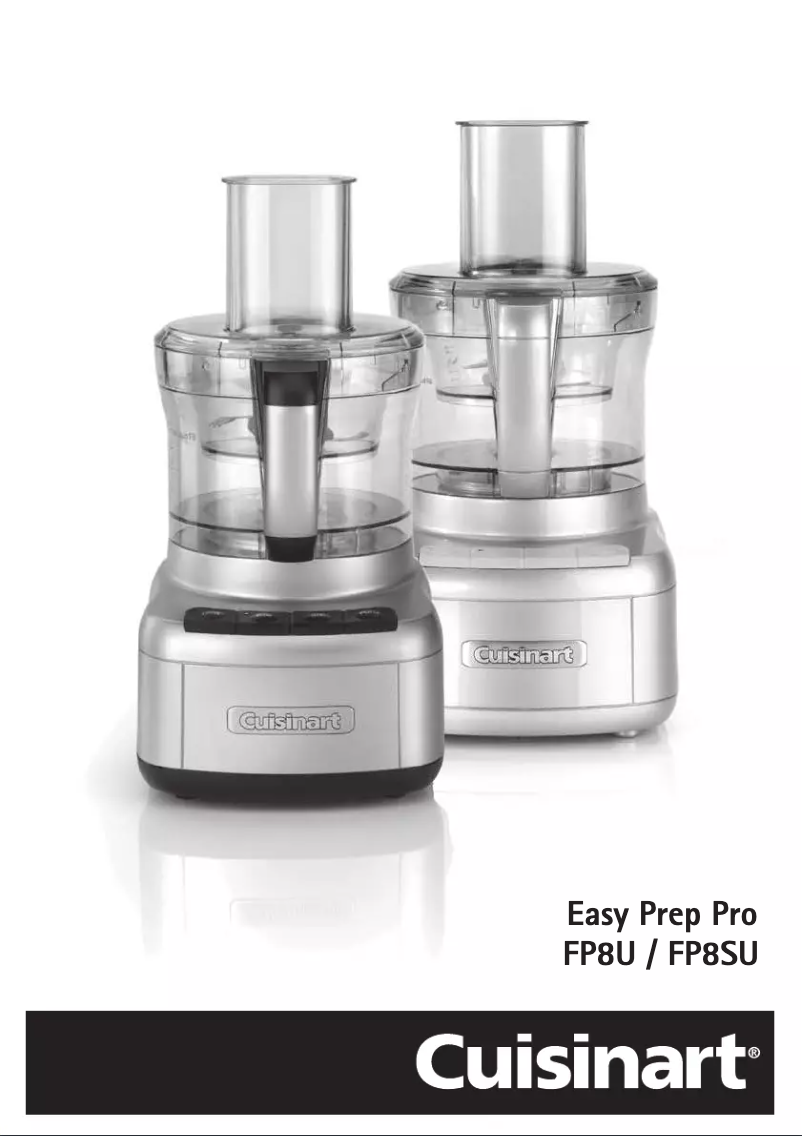 Page 1 of the manual User Manual Cuisinart Easy Prep Pro FP8U