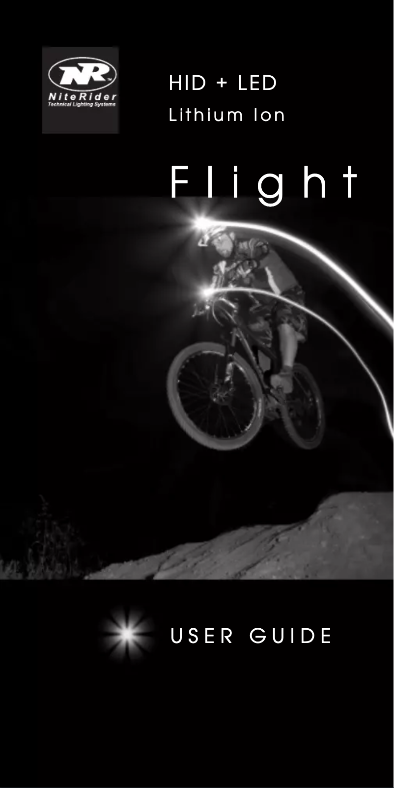 Page 1 of the manual User Manual NiteRider Flight