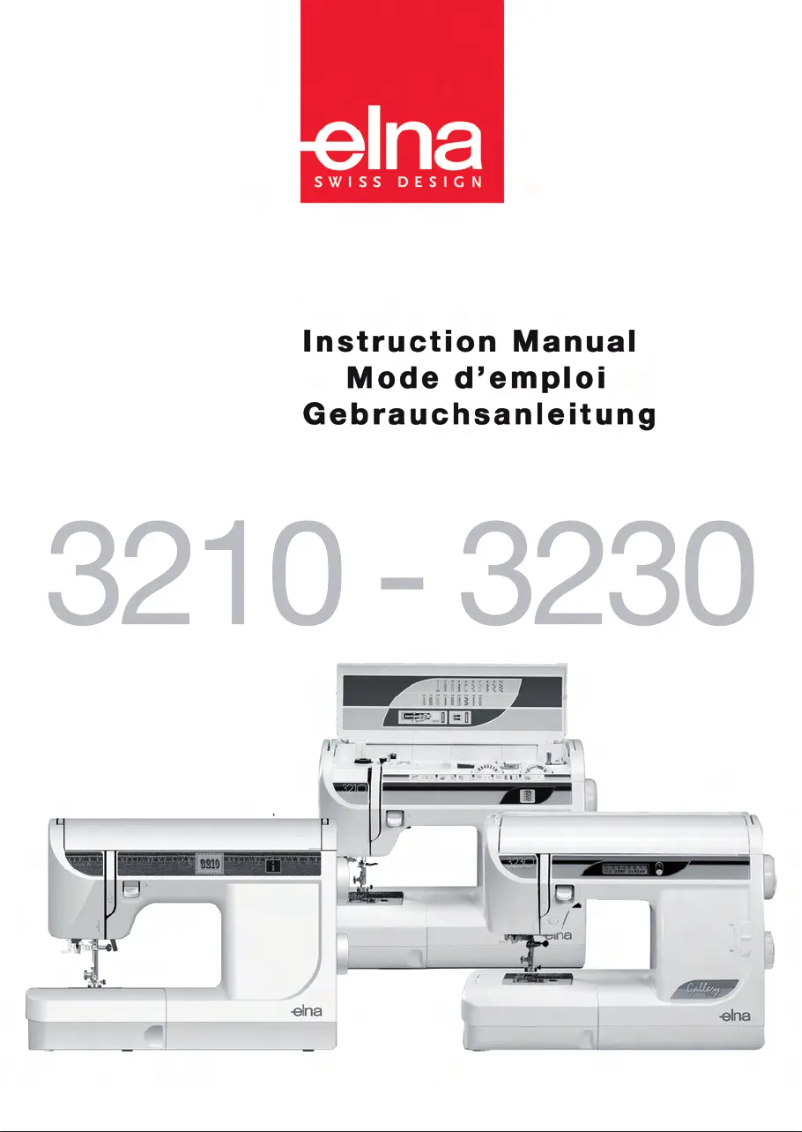 First page image of the manual for 3210
