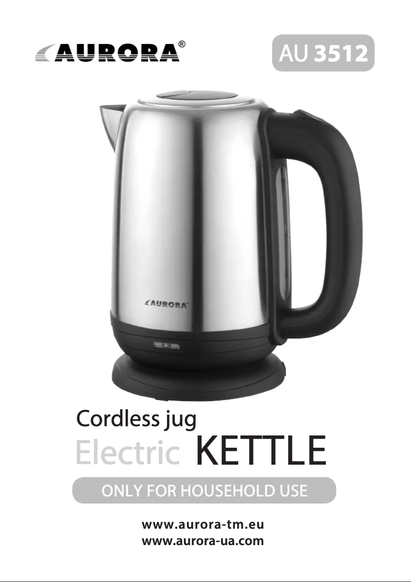 First page image of the manual for AU 3512