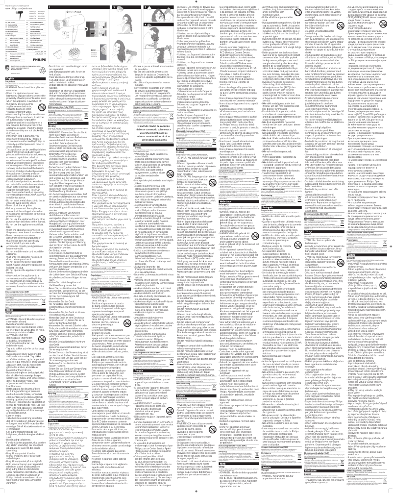 Page 1 of the manual User Manual Philips 3000 Series BHD342