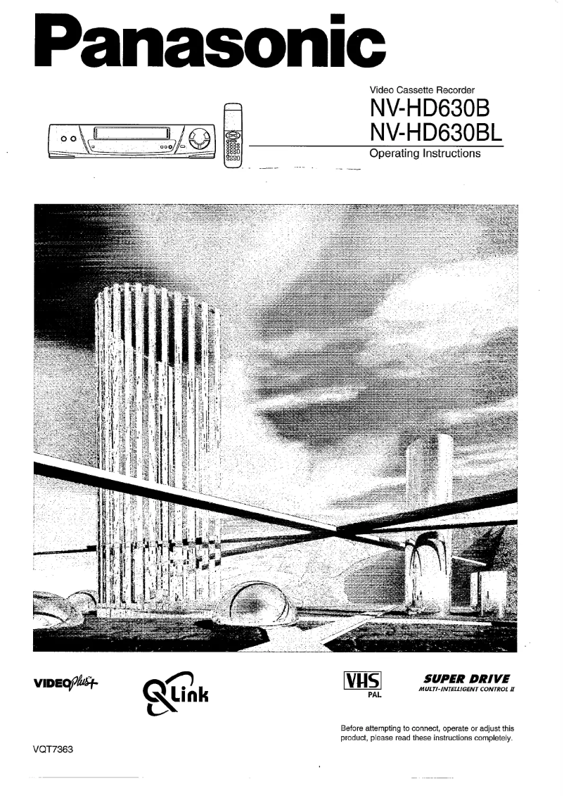 Page 1 of the manual User Manual Panasonic NV-HD630B