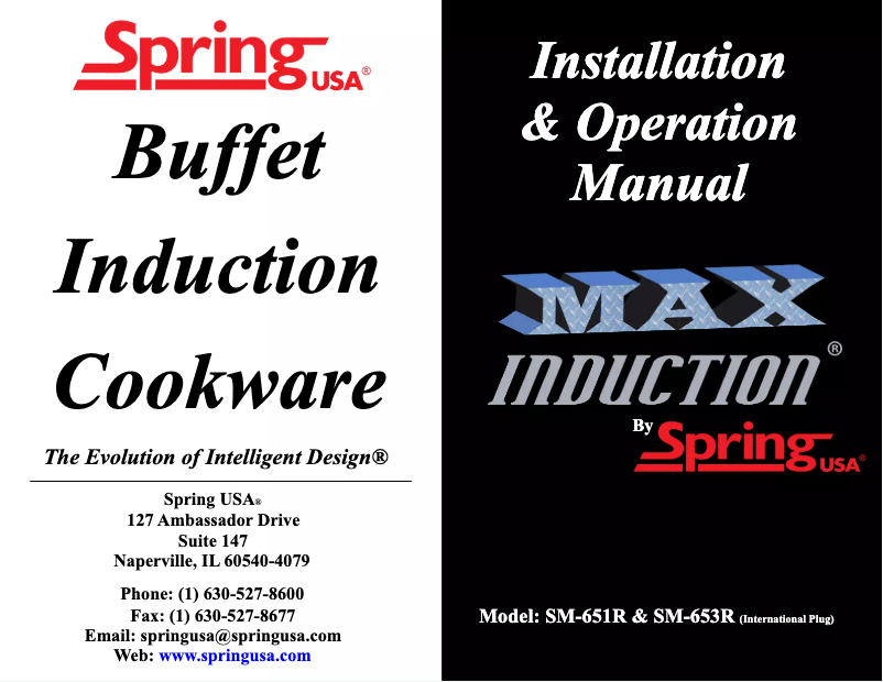Page 1 of the manual User Manual Spring USA SM-651R