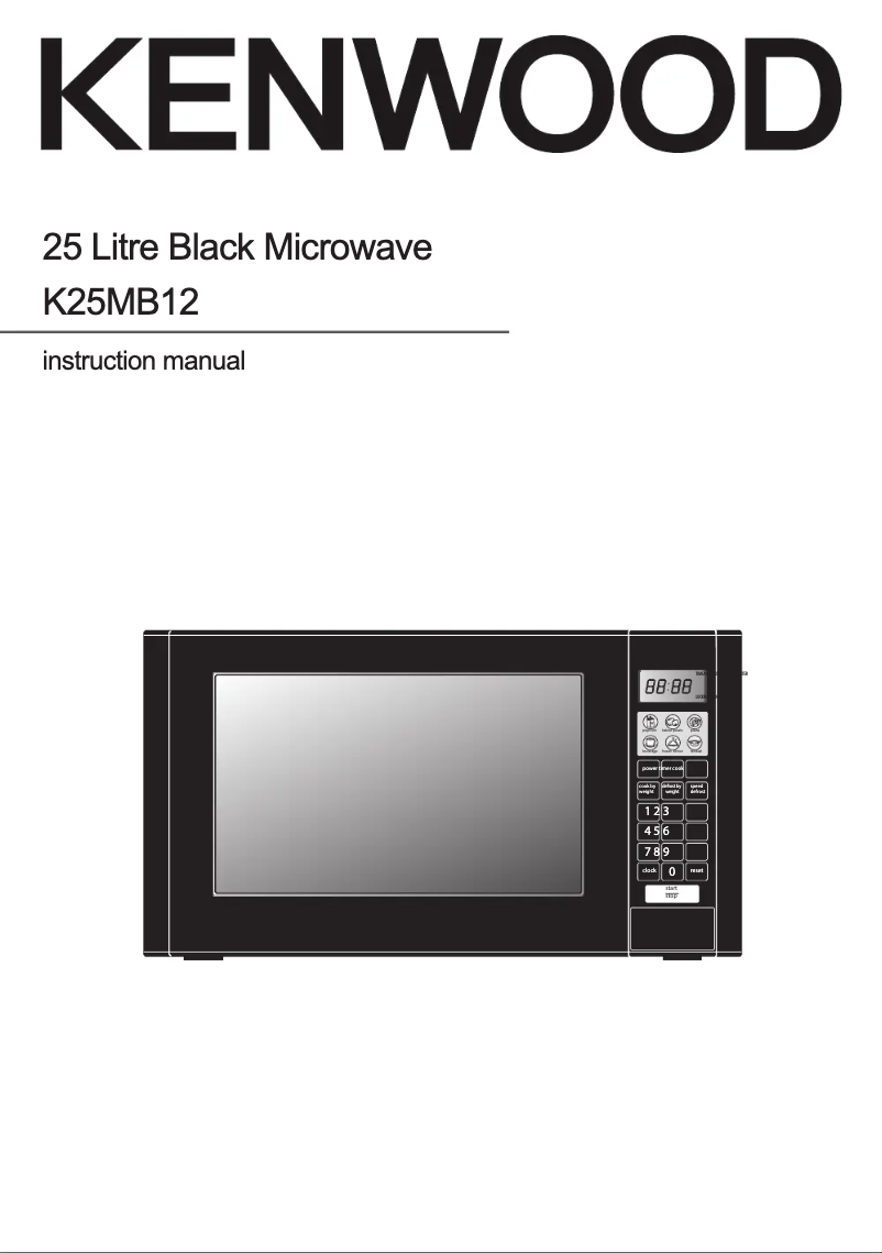 Page 1 of the manual User Manual Kenwood K25MB12