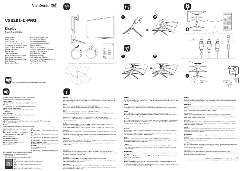 Image de la première page du manuel de l'appareil VX3201-C-PRO