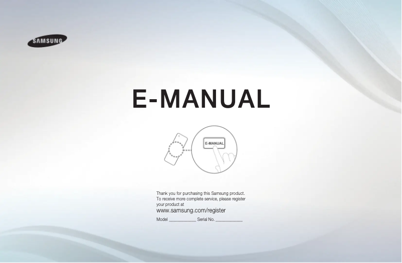 Page 1 of the manual User Manual Samsung UE37D5705RS
