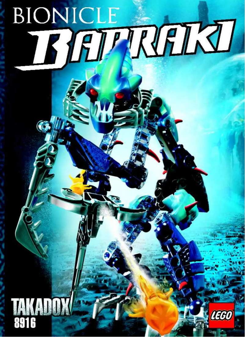 Page 1 of the manual User Manual Lego Bionicle 8916