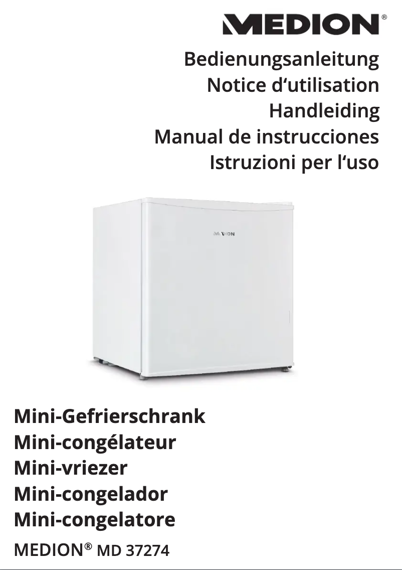 Page 1 of the manual User Manual Medion MD 37274