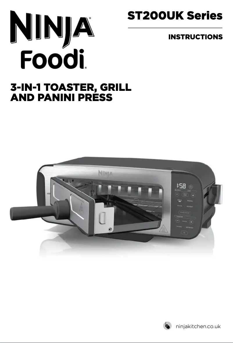 First page image of the manual for Foodi ST200UK