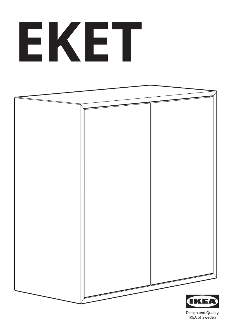 First page image of the manual for EKET 105.477.59
