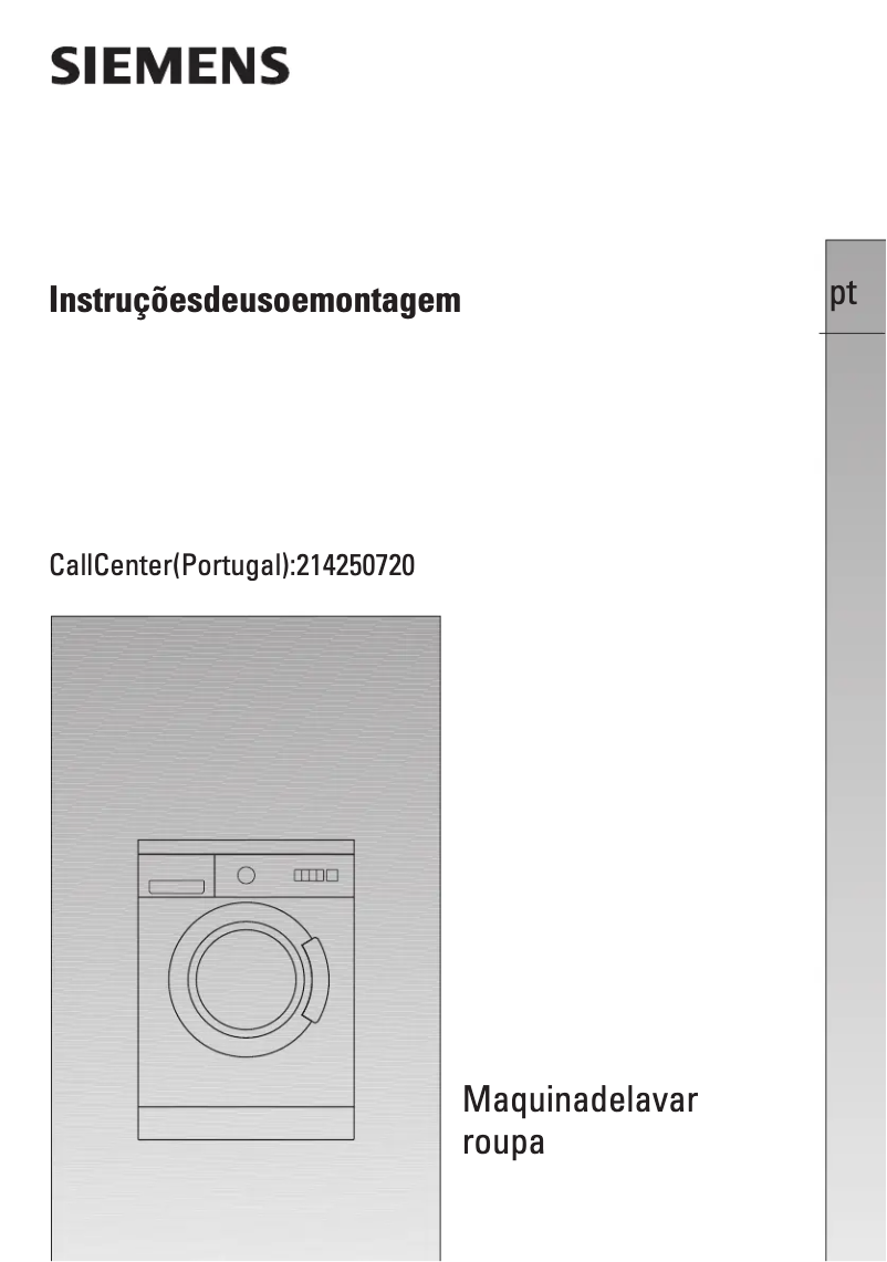 First page image of the manual for WXLP126XEE