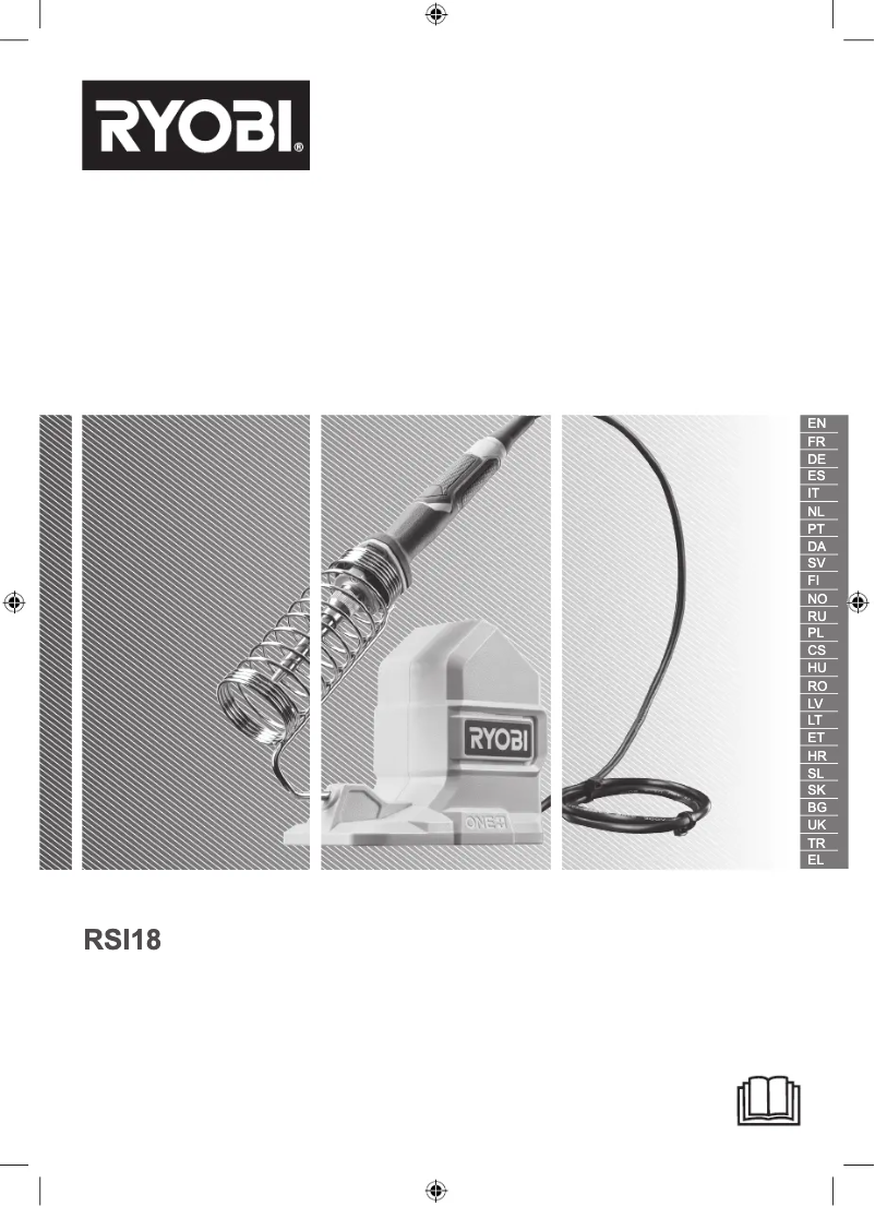 Page 1 of the manual User Manual RYOBI One+ RSI18