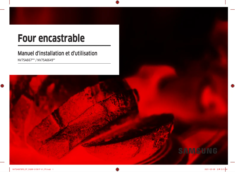 First page image of the manual for NV75A6679RS