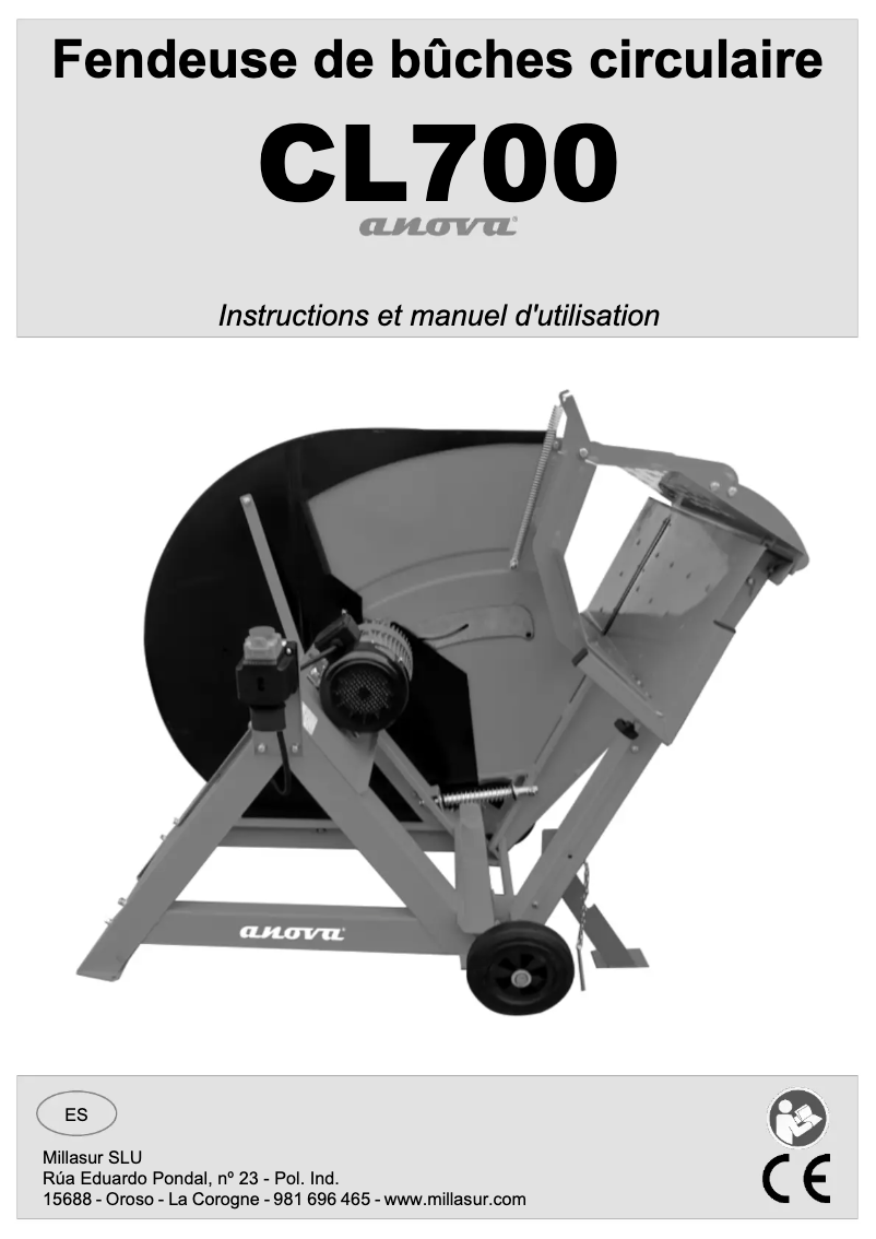First page image of the manual for CL700