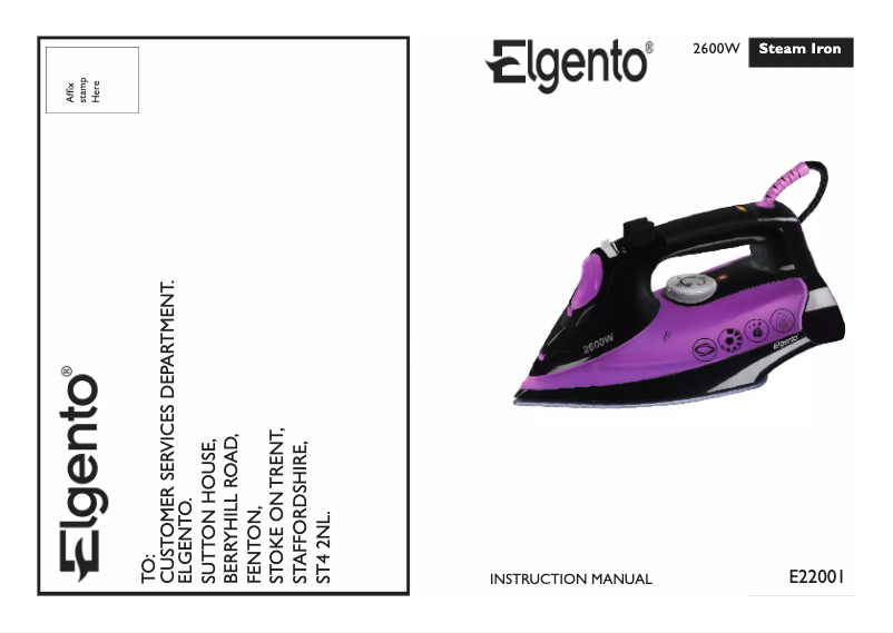 Page 1 of the manual User Manual Elgento E22001