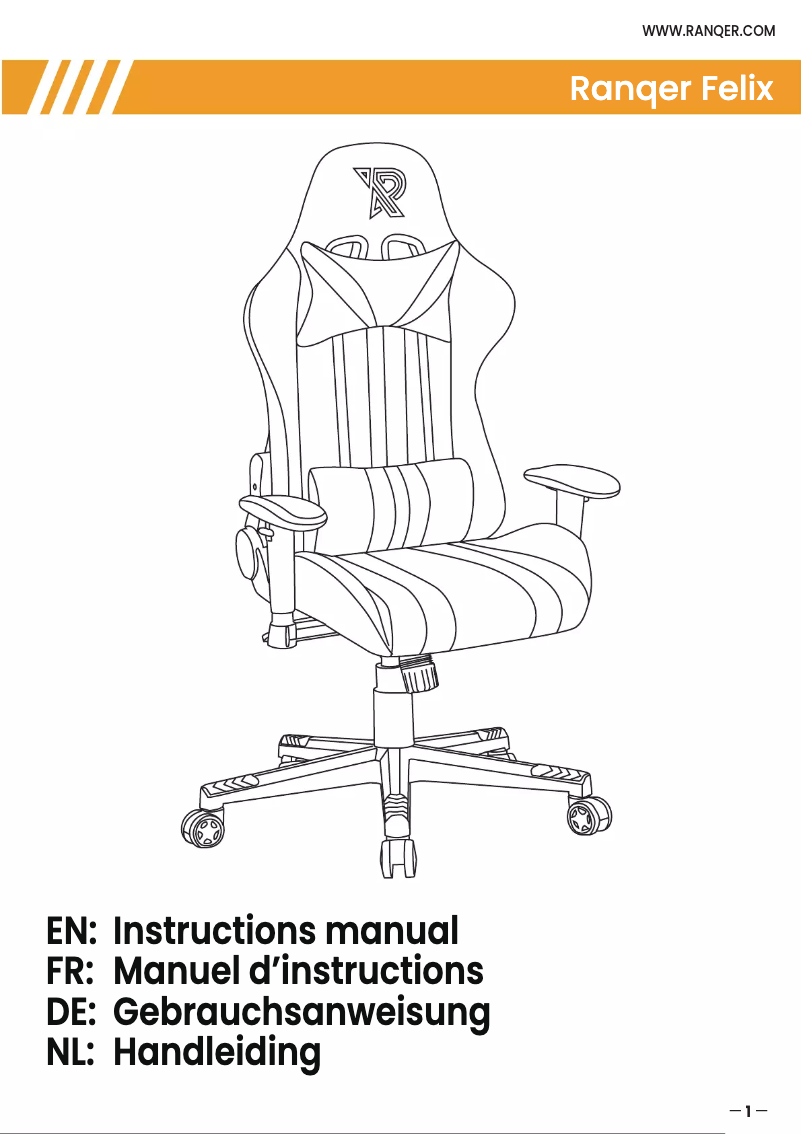 Page 1 of the manual User Manual Ranqer Felix