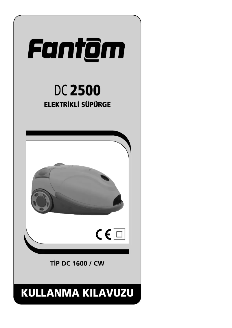 First page image of the manual for DC 2500