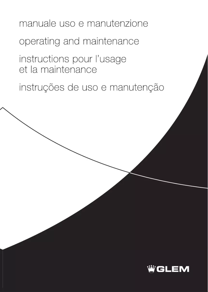 Page 1 of the manual Instructions / Assembly Glem Gas GTI632