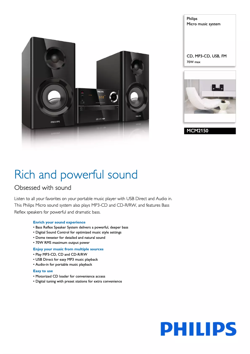 First page image of the manual for MCM2150