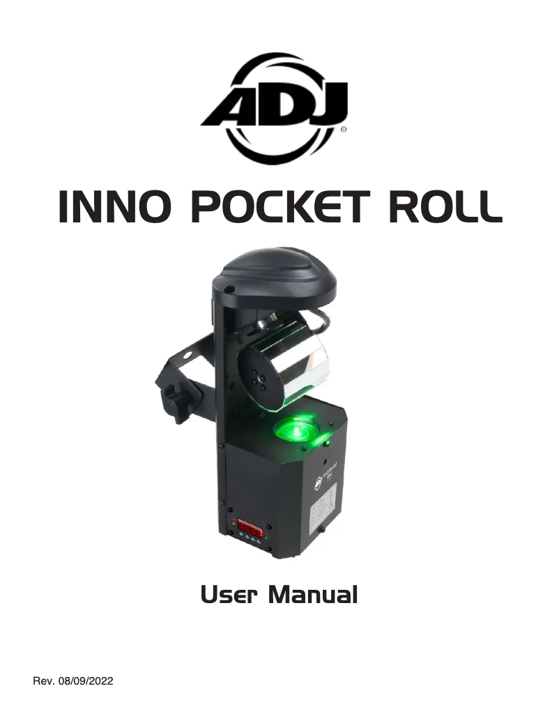 First page image of the manual for Inno Pocket Roll