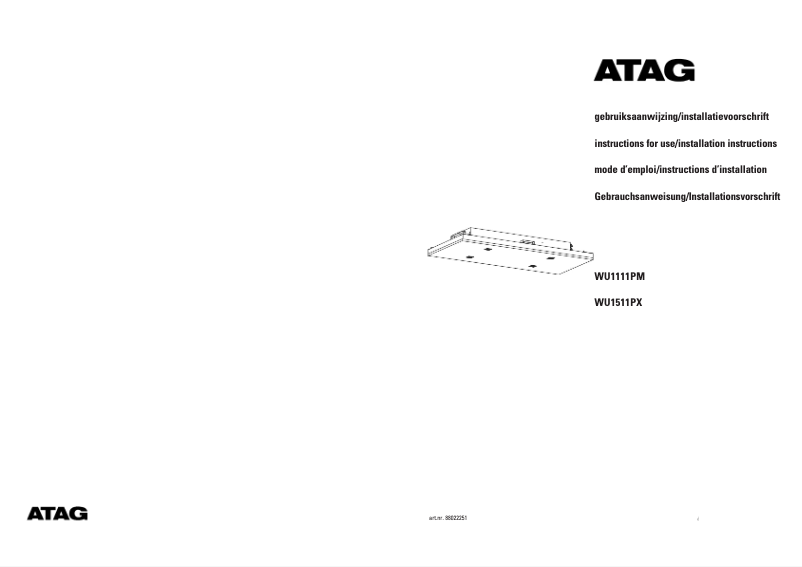 First page image of the manual for WU1111PM