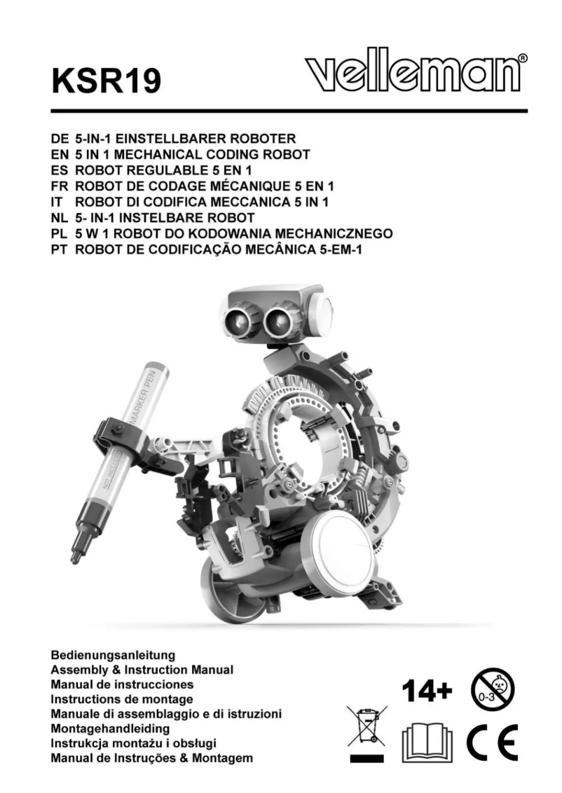 Page 1 of the manual Instructions / Assembly Velleman KSR19