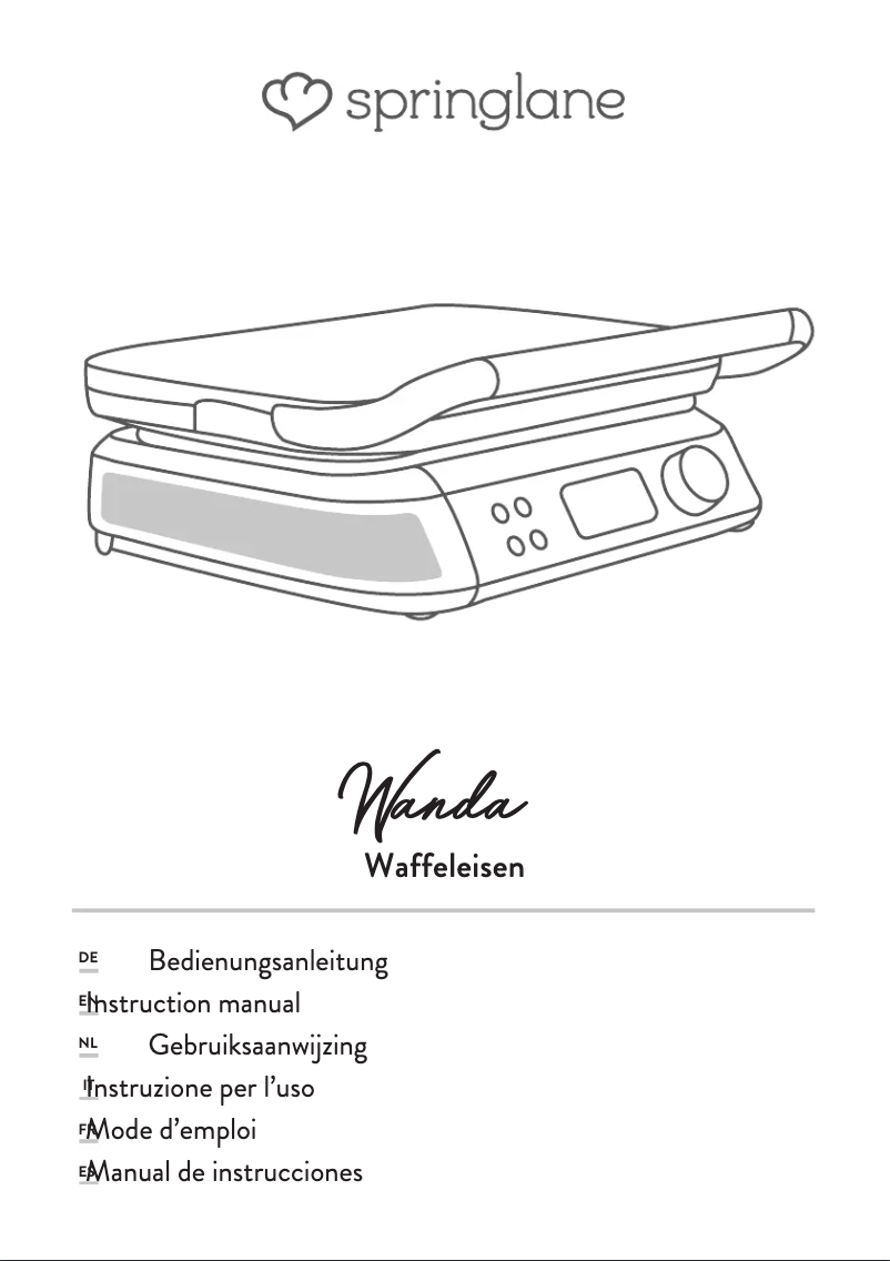 First page image of the manual for Wanda