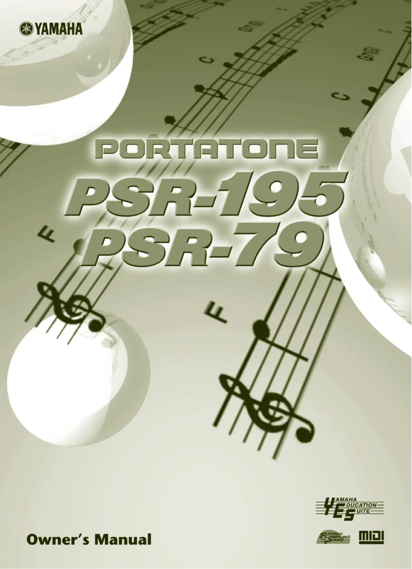 First page image of the manual for PSR-79