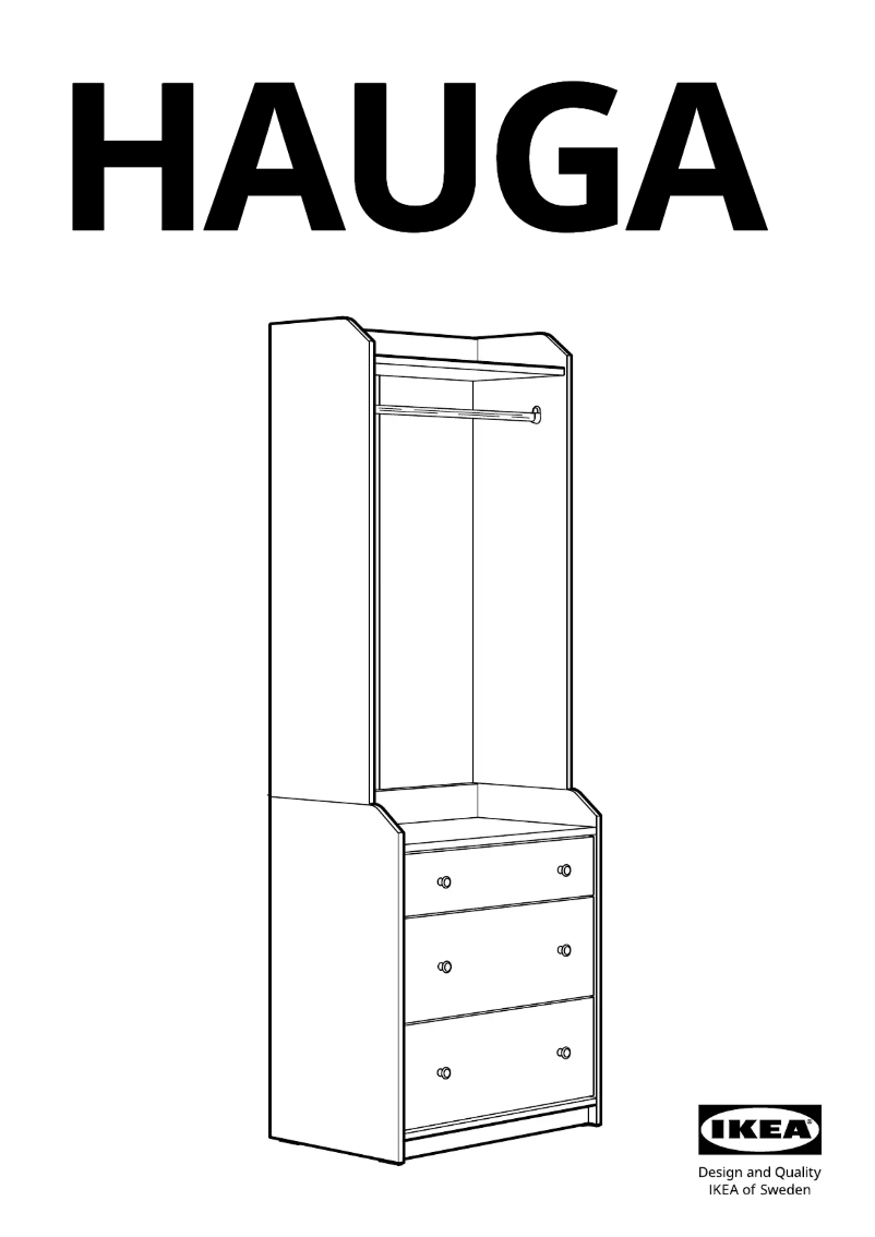 First page image of the manual for HAUGA 704.569.25