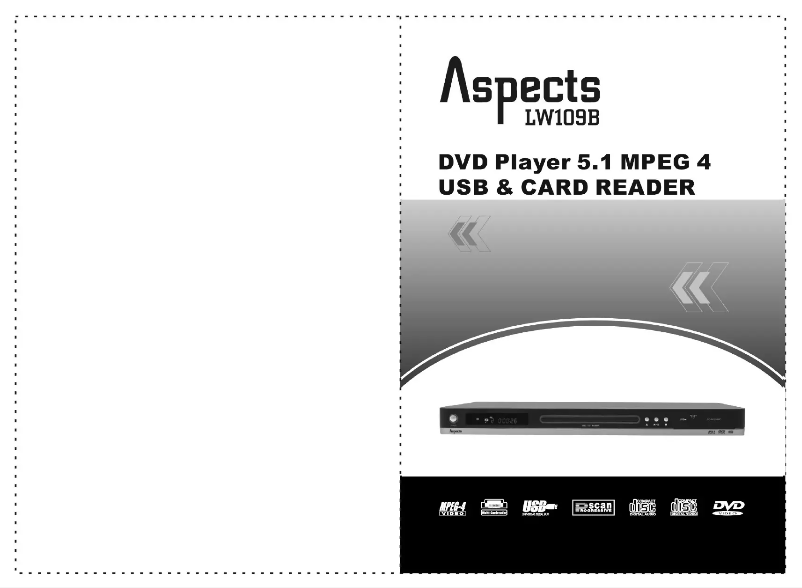 First page image of the manual for LW109B