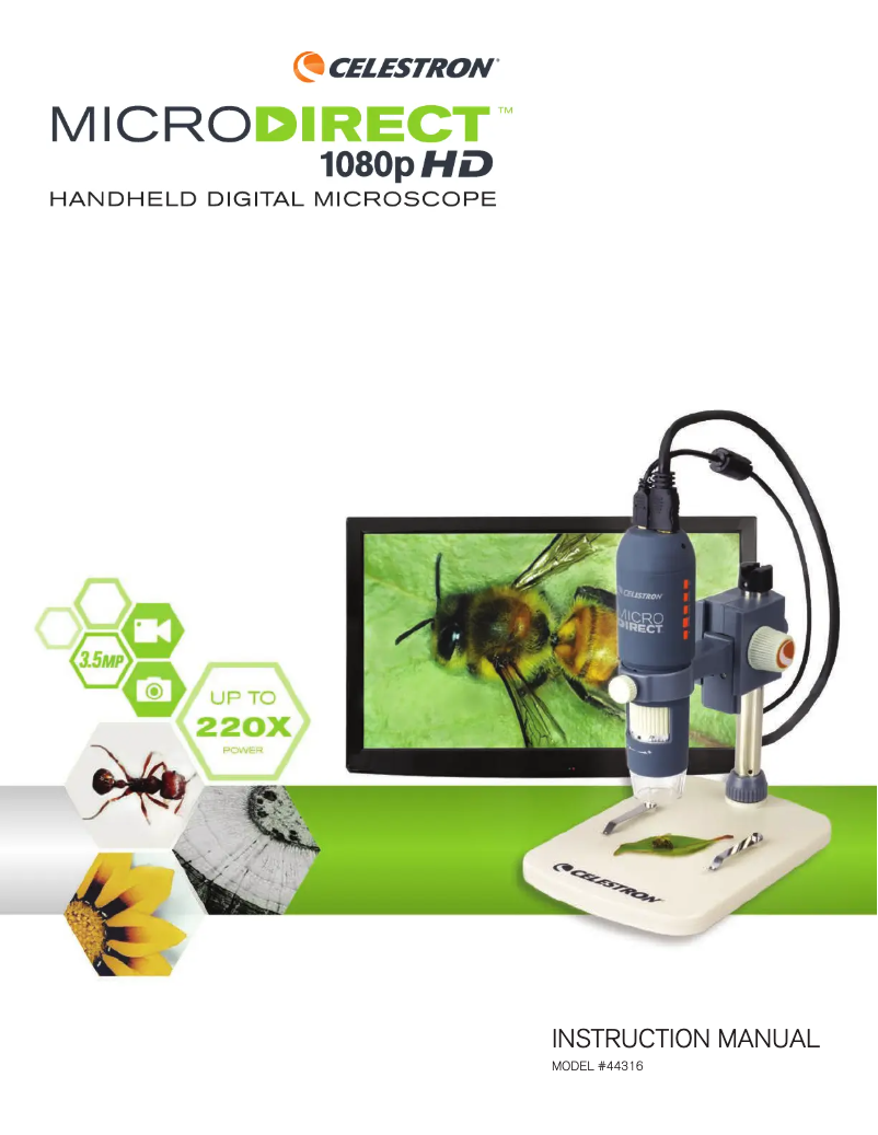 Page 1 of the manual User Manual Celestron MicroDirect