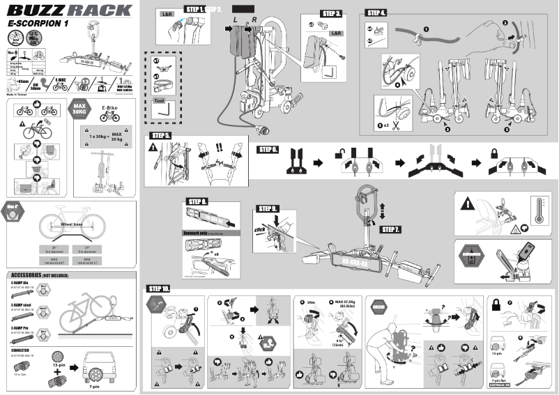 Page 1 of the manual User Manual Buzz Rack E-Scorpion 1